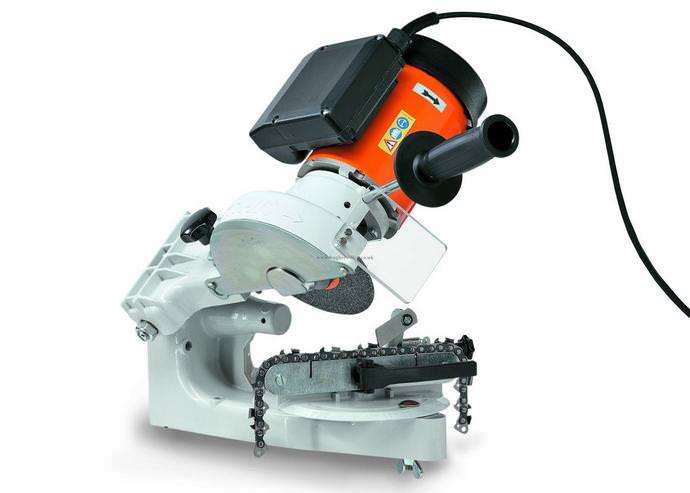 Модель Stihl Hos подходит для затачивания, как цепей бензопил, так и различных режущих поверхностей, включая садовый инструмент